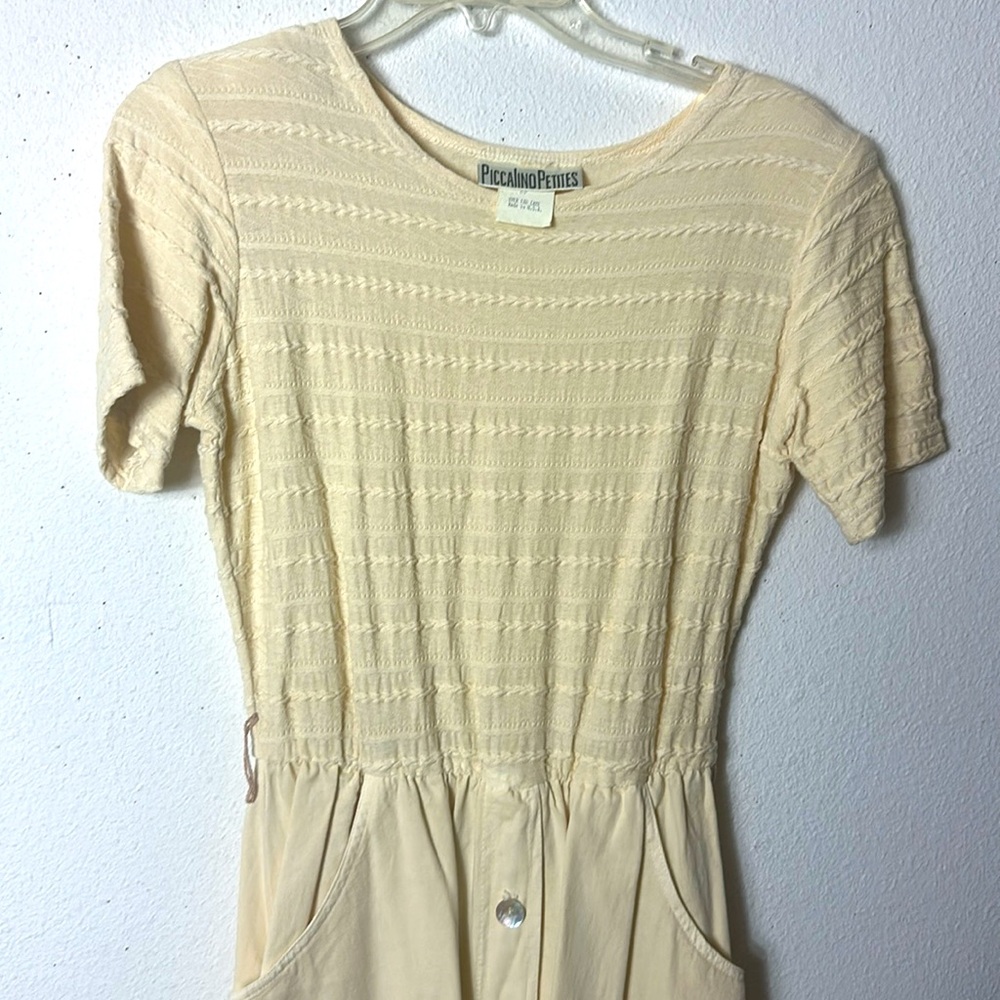 PICCALINO PETITES VINTAGE 80 MIDI DRESS/ SHOULDER PADS 6P with vest 4P